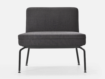 SERIE_50 - Fabric lobby chair by La Cividina - view 3